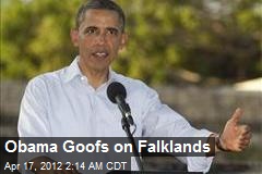 Obama Goofs on Falklands