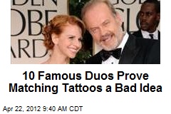 10 Famous Duos Prove Matching Tattoos a Bad Idea