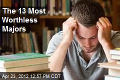 The 13 Most Worthless Majors