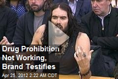 Drug Prohibition Not Working, Brand Testifies