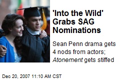 'Into the Wild' Grabs SAG Nominations