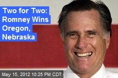 Two for Two: Romney Wins Oregon