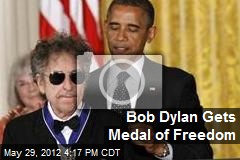 Bob Dylan Gets Medal of Freedom