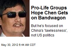 Pro-Life Groups Hope Chen Gets on Bandwagon