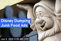 Disney Dumping Junk Food Ads