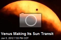 Venus Making Its Sun Transit