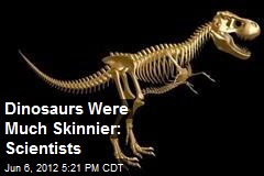 Dinosaurs Were Much Skinnier: Scientists