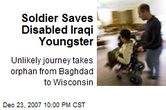 Soldier Saves Disabled Iraqi Youngster