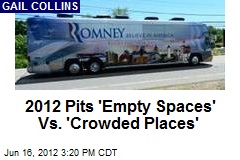 2012 Pits &#39;Empty Spaces&#39; Vs &#39;Crowded Places&#39;