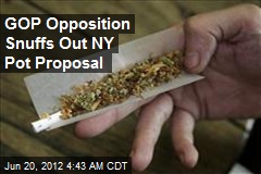 GOP Opposition Snuffs Out NY Pot Proposal