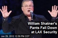 William Shatner&#39;s Pants Fall Down at LAX Security