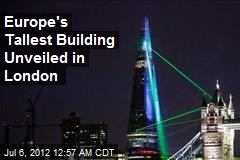 Europe&#39;s Tallest Building Unveiled in London