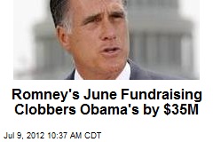 Romney Raises Whopping $106M, Clobbers Obama