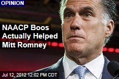 NAACP Boos Actually Helped Mitt Romney