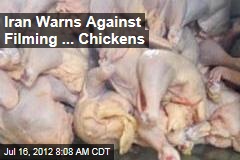 Iran Warns Against Filming ... Chickens