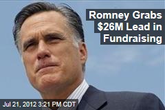 Romney Coffers Are Way Fuller Than Obama&#39;s