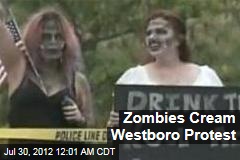 Zombies Cream Westboro Protest