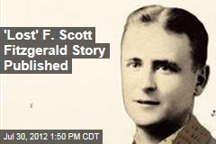 &#39;Lost&#39; F. Scott Fitzgerald Story Published