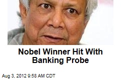 Nobel Winner Hit With Banking Probe