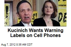 Kucinich Wants Warning Labels on Cell Phones