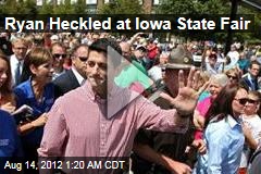 Ryan Heckled at Iowa State Fair