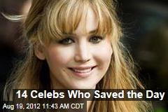 14 Celebs Who Saved the Day