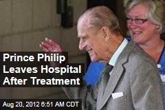 Prince Philip Leaves Hospital After Treatment