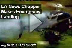 LA News Chopper Makes Emergency Landing