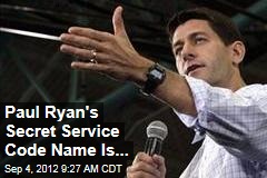 Paul Ryan&#39;s Secret Service Codename Is...