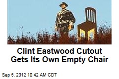 Clint Eastwood Cutout Gets Its Own Empty Chair