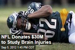 NFL Donates $30M to Study Brain Injuries
