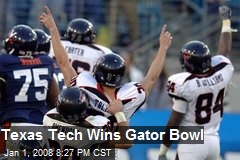 Texas Tech Wins Gator Bowl