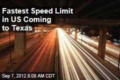 Fastest Speed Limit in US Coming to Texas