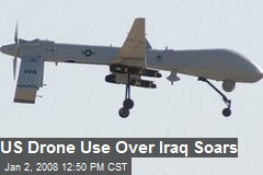US Drone Use Over Iraq Soars
