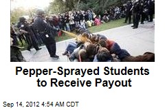 Pepper-Sprayed Students to Receive Payout