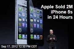 Apple Sold 2M iPhone 5s in 24 Hours
