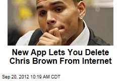 New App Lets You Delete Chris Brown From Internet