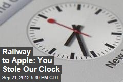 Railway to Apple: That&#39;s Our Clock Design