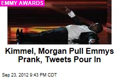 Kimmel, Morgan Pull Emmys Prank, Tweets Pour In