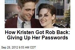 How Kristen Got Rob Back: Giving Up Her Passwords