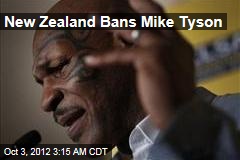 New Zealand Bans Mike Tyson