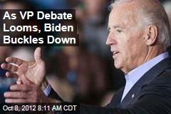 As VP Debate Approaches, Biden Gets Serious
