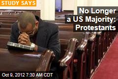 No Longer a US Majority: Protestants