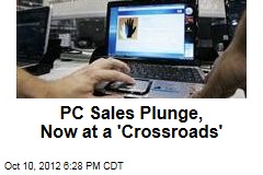 PC Sales Plunge, Now at a &#39;Crossroads&#39;
