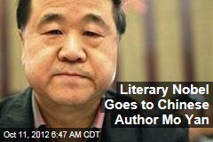 Literary Nobel Goes to Chinese Author Mo Yan