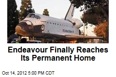 Endeavour Finally Reaches Its Permanent Home