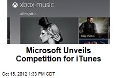 Microsoft Unveils Competition for iTunes