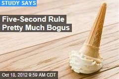 Five-Second Rule Pretty Much Bogus