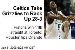 Celtics Take Grizzlies to Rack Up 28-3