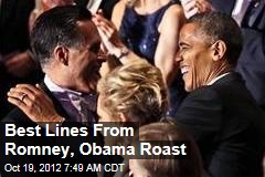 Romney, Obama Yuk It Up